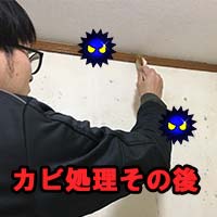 経過報告 ～脱衣所クロスのカビ掃除～