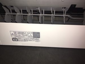 清掃後のエアコン吹き出し口